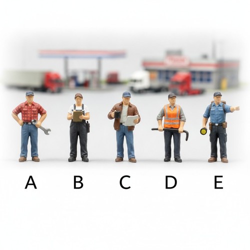 Minifigure camionista scala - , ho